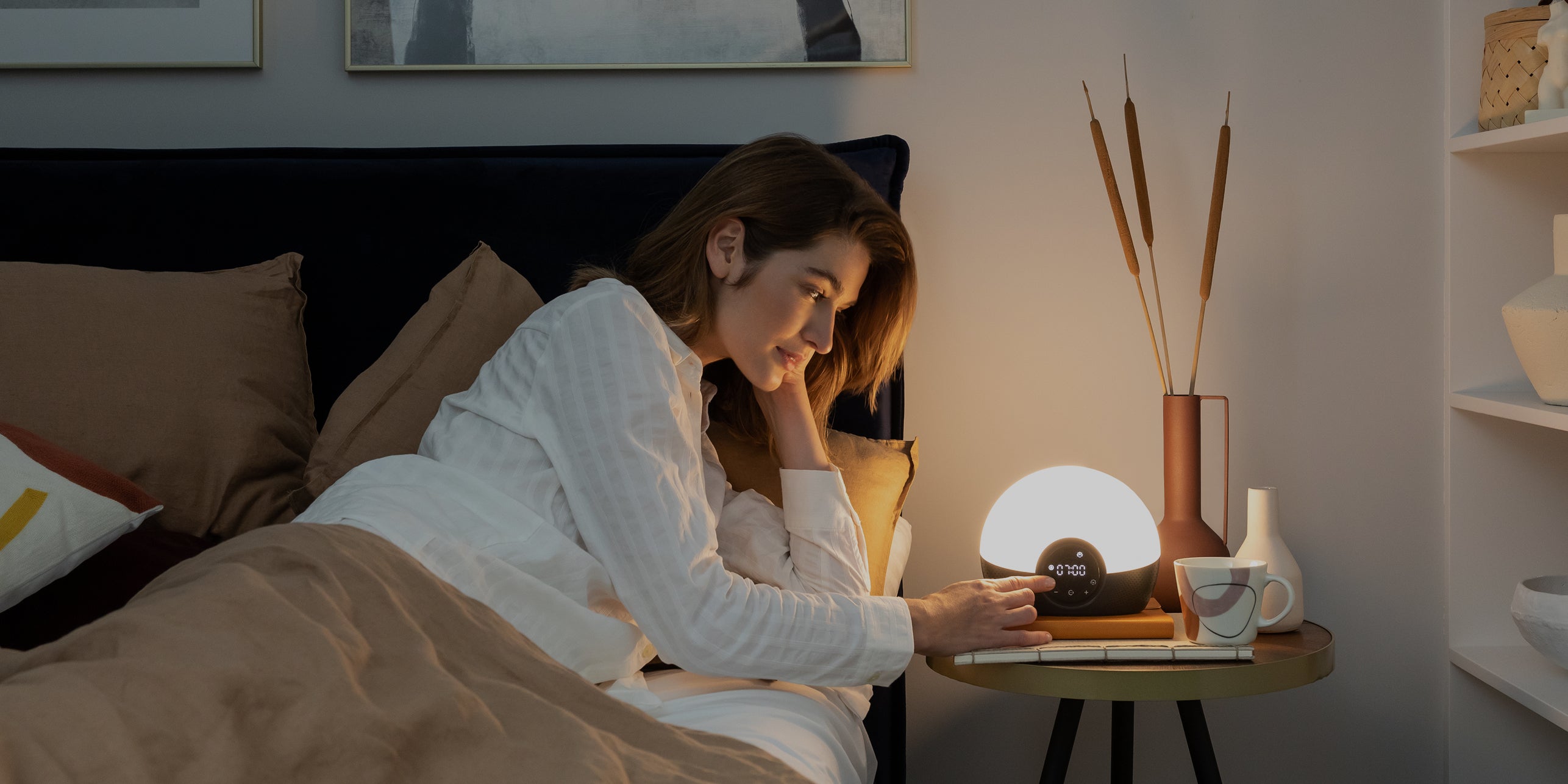 Lumie® Bodyclock Glow 150 Wake-up Light SAD Alarm Clock