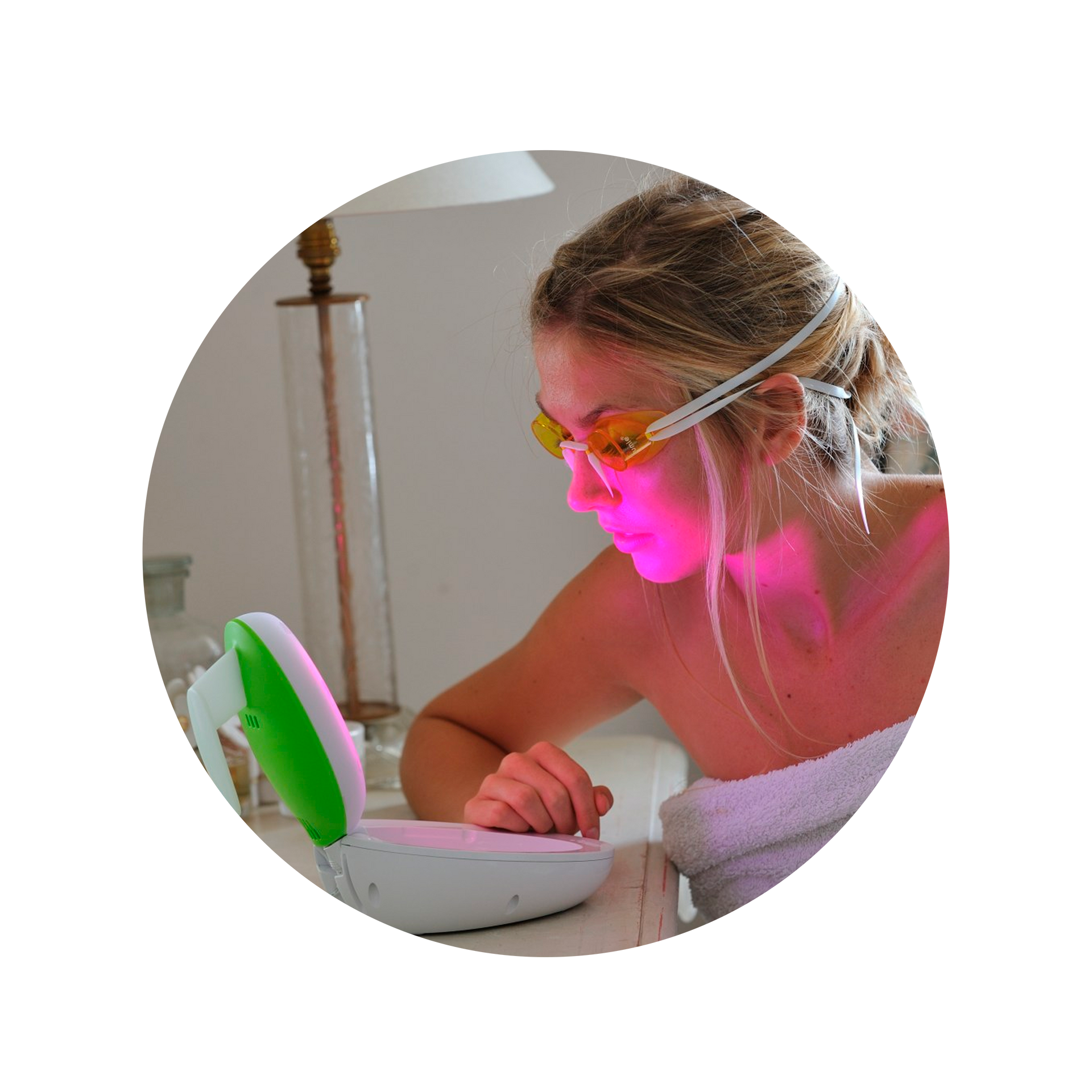 blackout goggles for led light therapy Goggles for Clear – Lumie