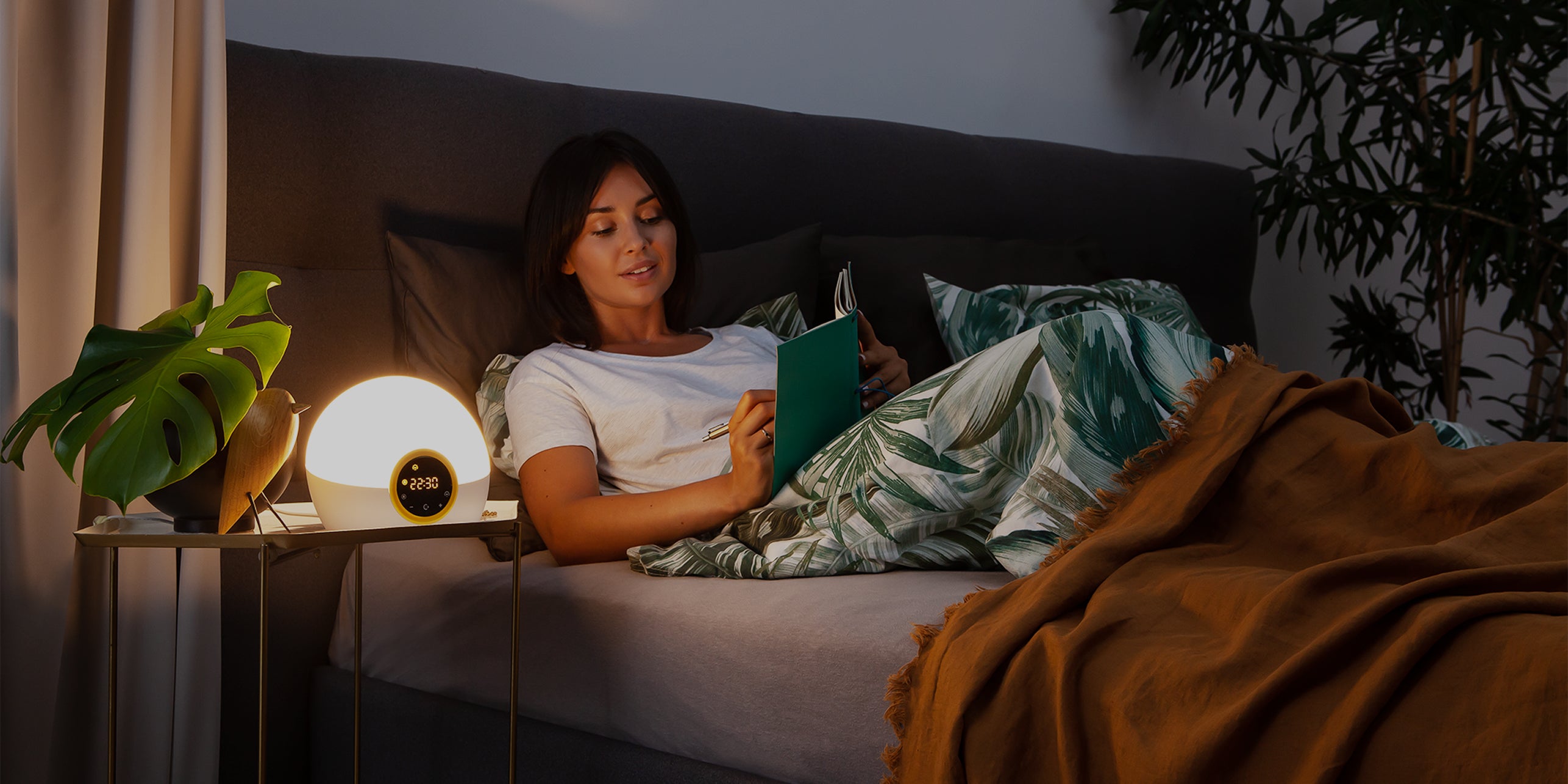 Lumie® Bodyclock Rise 100 SAD Wake-up Light Alarm Clock